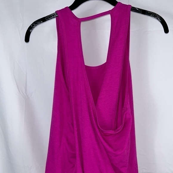 Athleta Tank Top Essence Tie Back Crewneck Pullover Cross Racerback Sleeveless - Picture 11 of 15